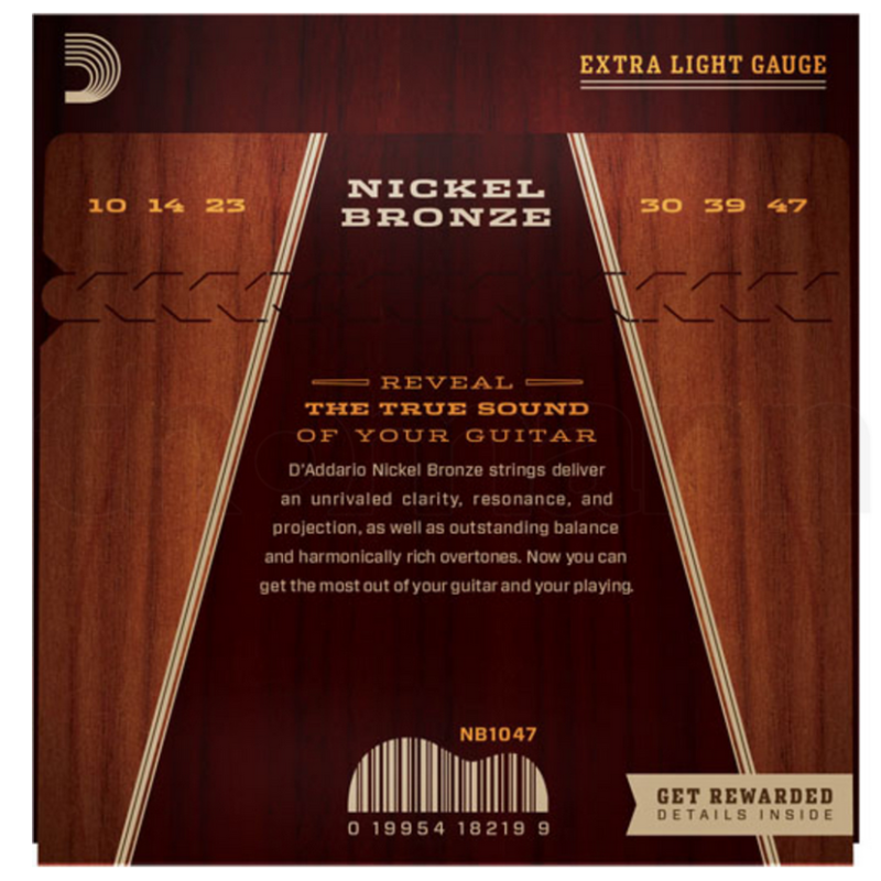 Daddario NB1047 Nickel Bronze