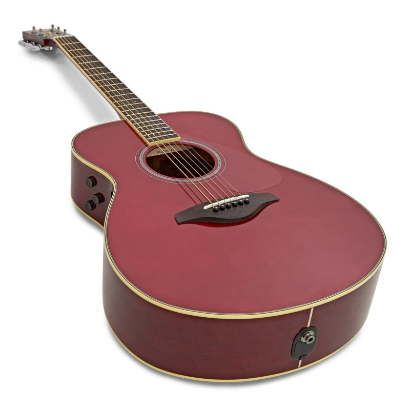 Yamaha FS-TA Transacoustic Cutaway Ruby Red