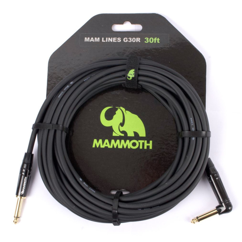 Mammoth G30R 9m Jack-to-Jack Instrument Cable