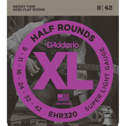 Daddario EHR320 Half Round 09-42