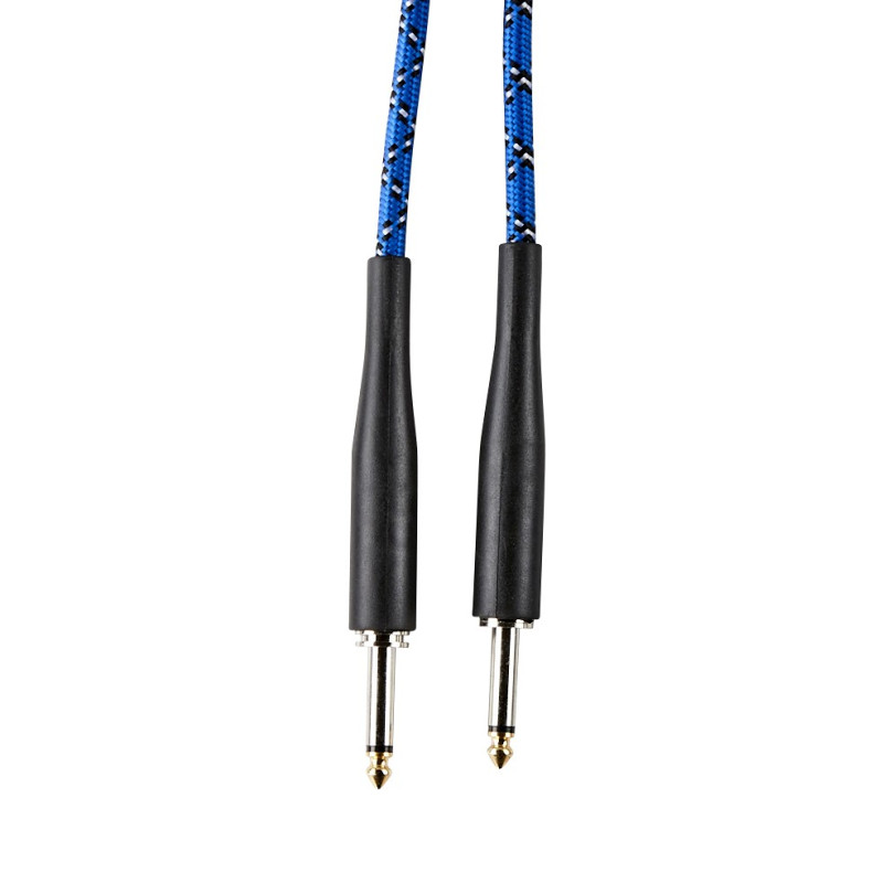 GW20P Armoured Cable Jack - 6m Blue Jack Plug
