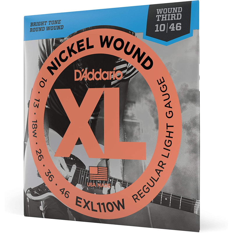 Daddario EXL110w 10-46 Wound 3rd