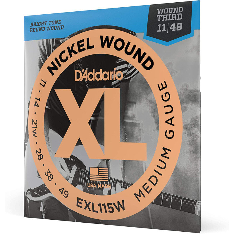 Daddario EXL115w 11-49 Wound 3rd