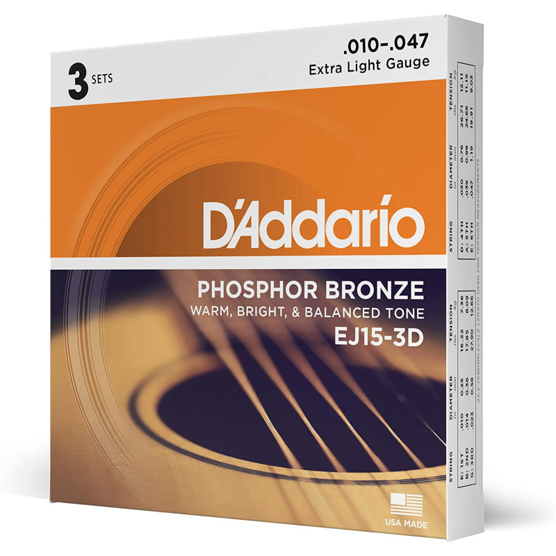 Daddario EJ15-3D 010-047
