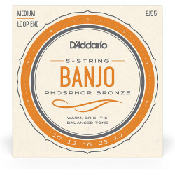 Daddario EJ55 5-String Banjo 10-23