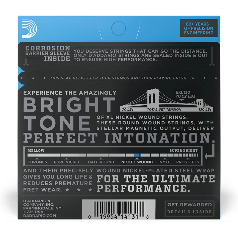 Daddario EXL130+ 08.5-39
