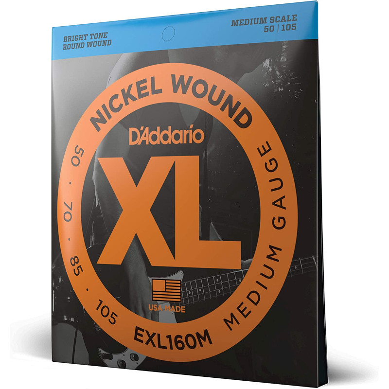 Daddario EXL160M Nickel 50-105