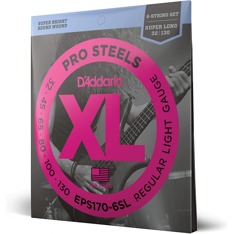 Daddario EPS170-6SL Pro Steel 30-130