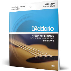 Daddario EPBB170-5 Bajo Acustico