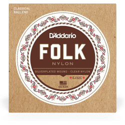 Daddario EJ32C Folk Clear Nylon Acustica