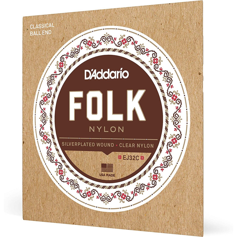 Daddario EJ32C Folk Clear Nylon