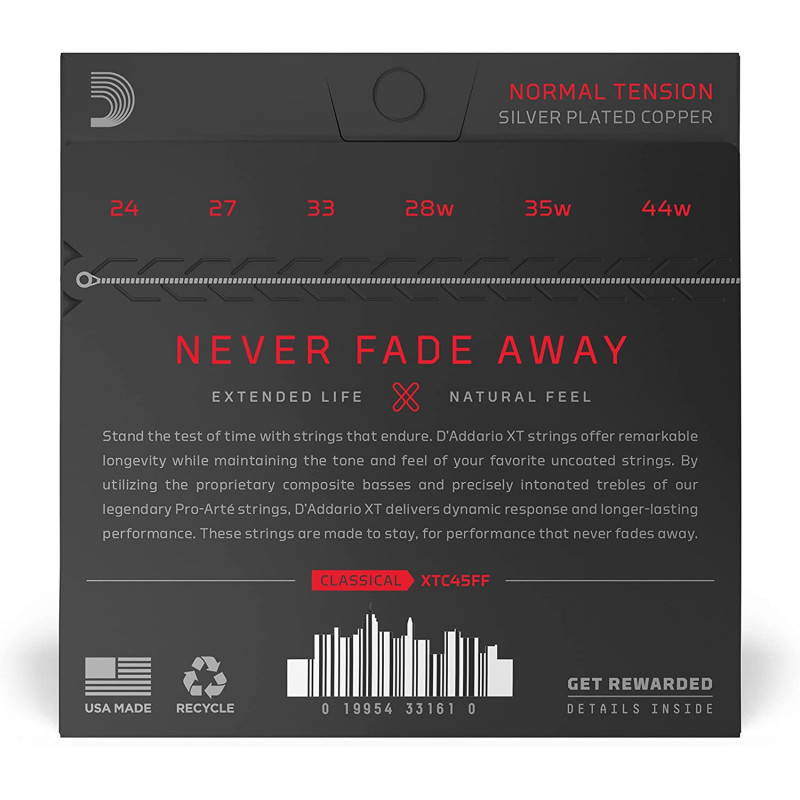 Daddario XTC45FF Carbon Tension Normal