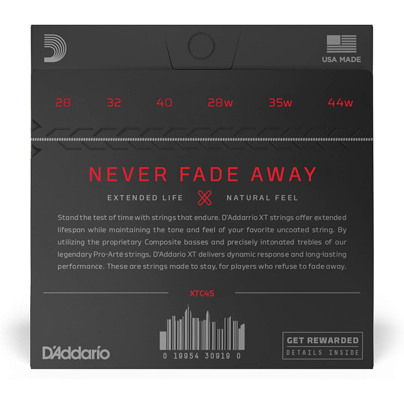 D’Addario XTC45 Normal Tension
