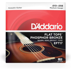 Daddario EFT17 Flatwound Fosforo Bronce