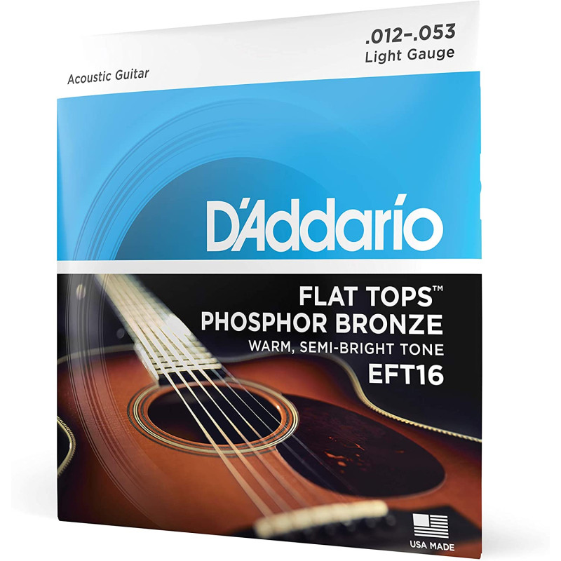 D’Addario EFT16 Flatwound Phosphor Bronze