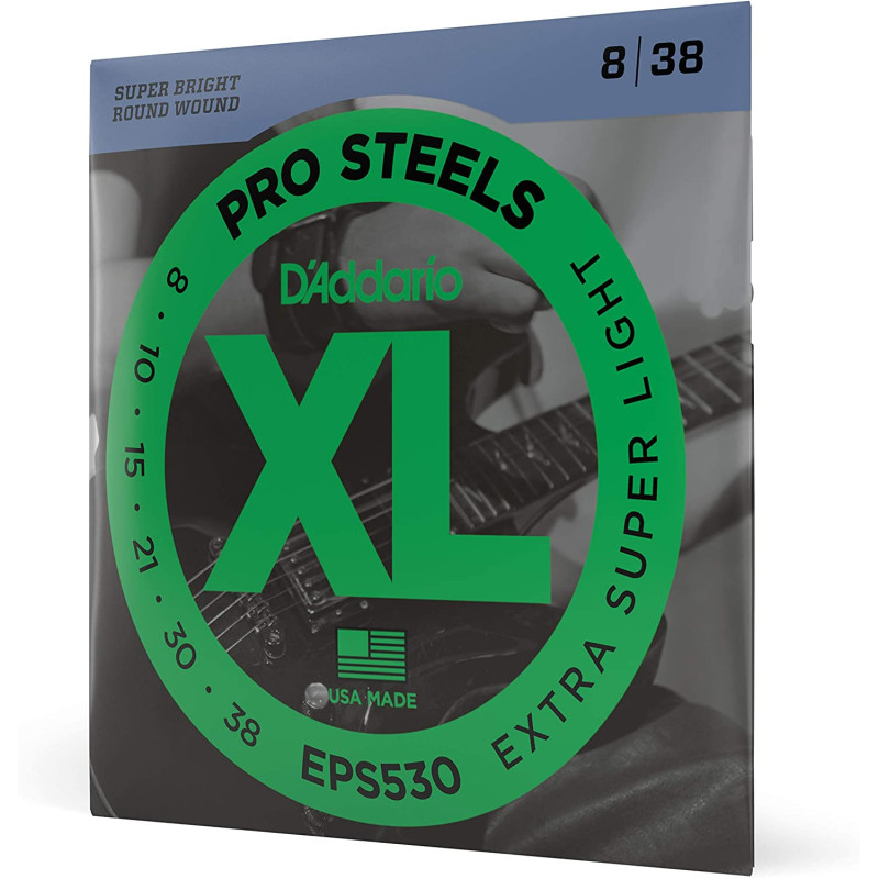 Daddario EPS530 Pro Steel 08-38