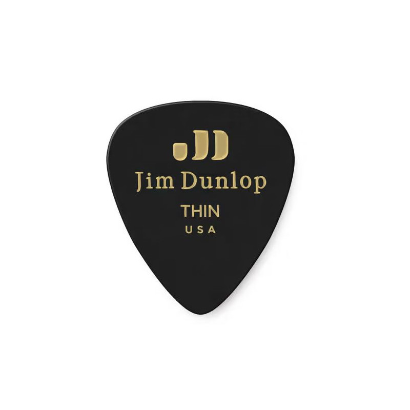 Dunlop Celluloid Classic Black Thin