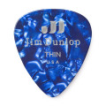 Dunlop Celluloid Classic Blue Pearl Thin