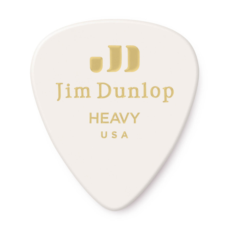 Dunlop Celluloid Classic White Heavy