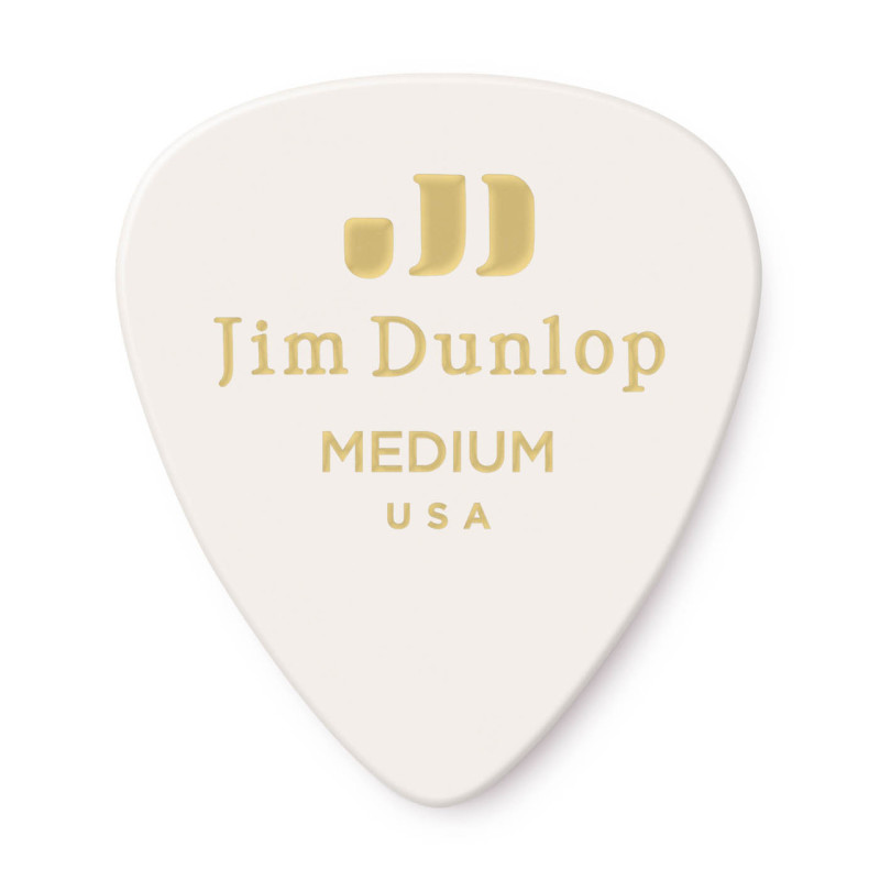 Dunlop Celluloid Classic White Medium