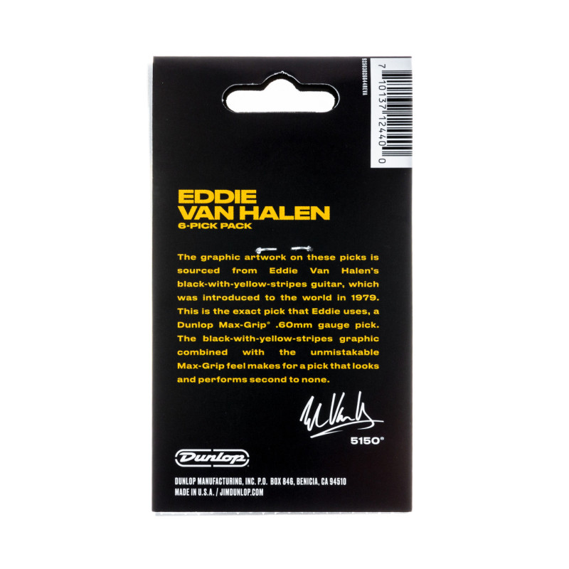 Dunlop Pack 6 Puas EVH 5150 60mm