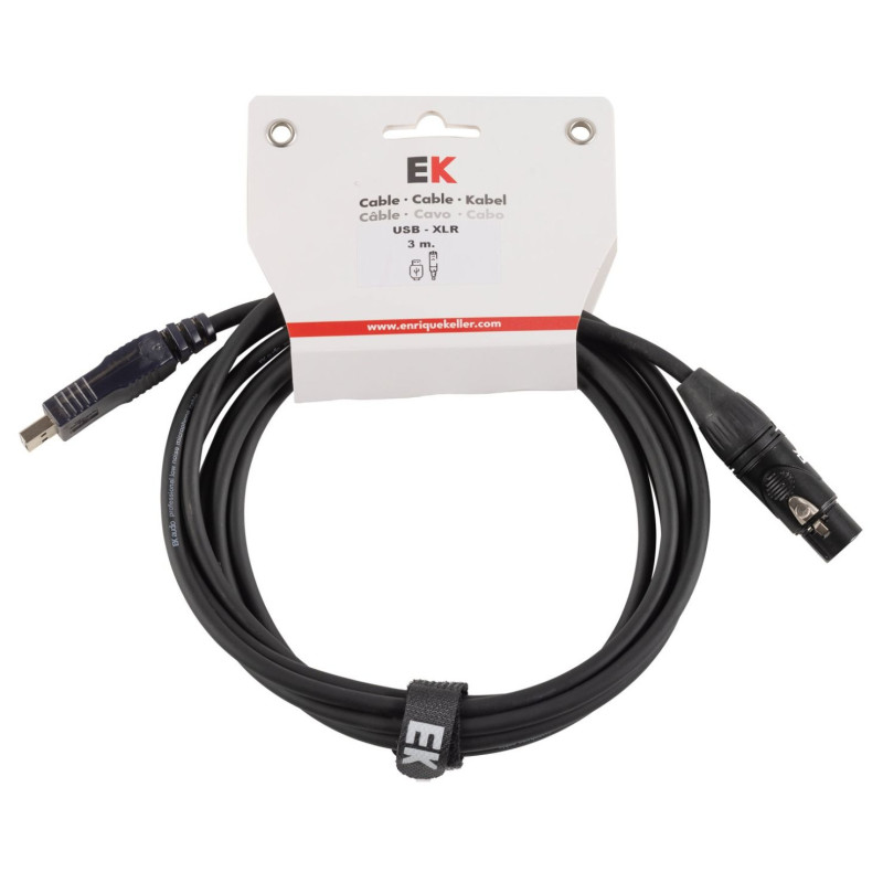Keller D004 USB XLR Hembra 3m