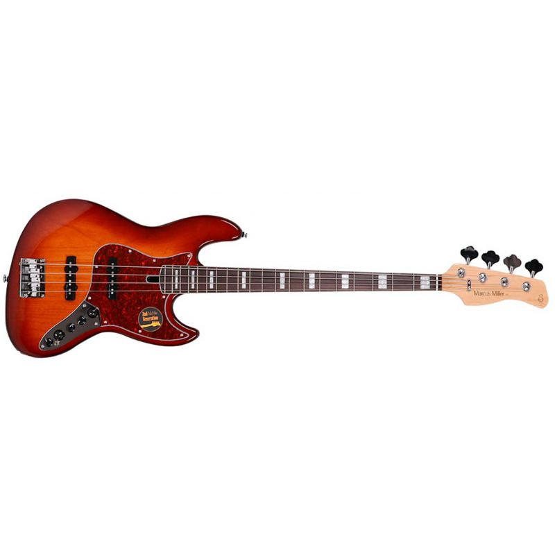 Marcus Miller V7 Alder 4 Fretless Tobacco Sunburst