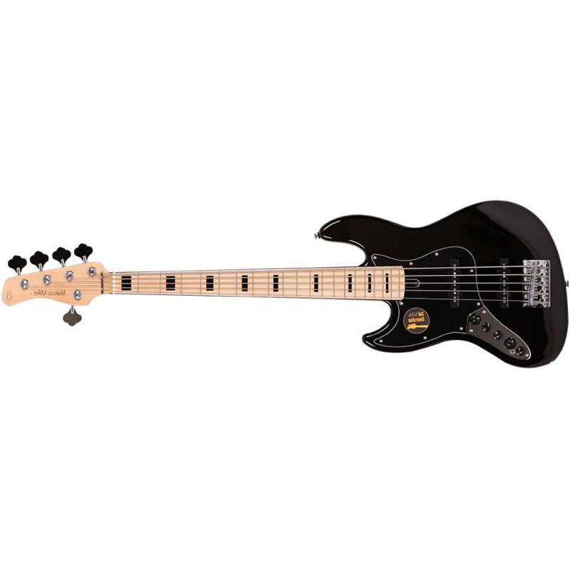 Marcus Miller V7 Vintage Alder 5" Left-Handed Electric Bass in Black