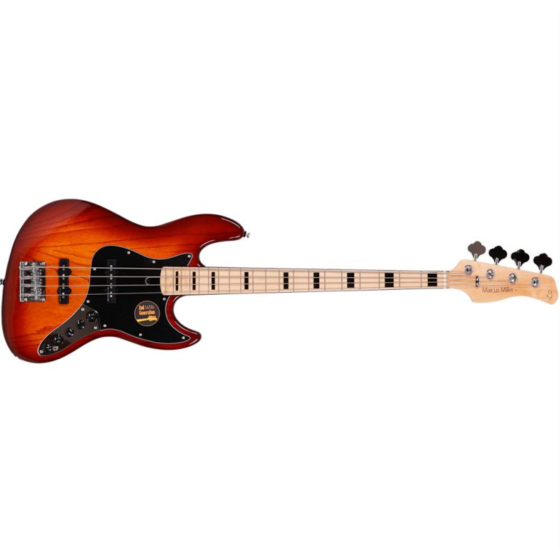 Marcus Miller V7 Vintage Swamp Ash 4-string Electric Bass Tobacco Sunburst