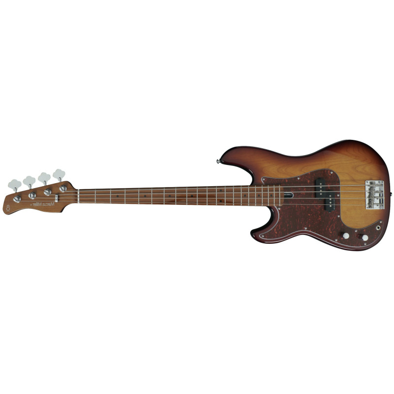 Marcus Miller P5 Alder 4-string Left-Handed Electric Bass, Tobacco Sunburst