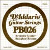 Daddario PB026 Cuerda Acustica