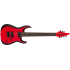 Jackson Pro Plus Dinky MDK7 HT Satin Red with Black Bevels