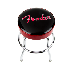 Fender Red Sparkle Logo Stool 24"