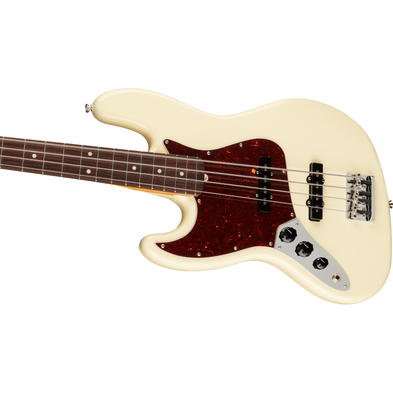 Fender American Pro II Jazz Bass Left-Handed RW Olympic White
