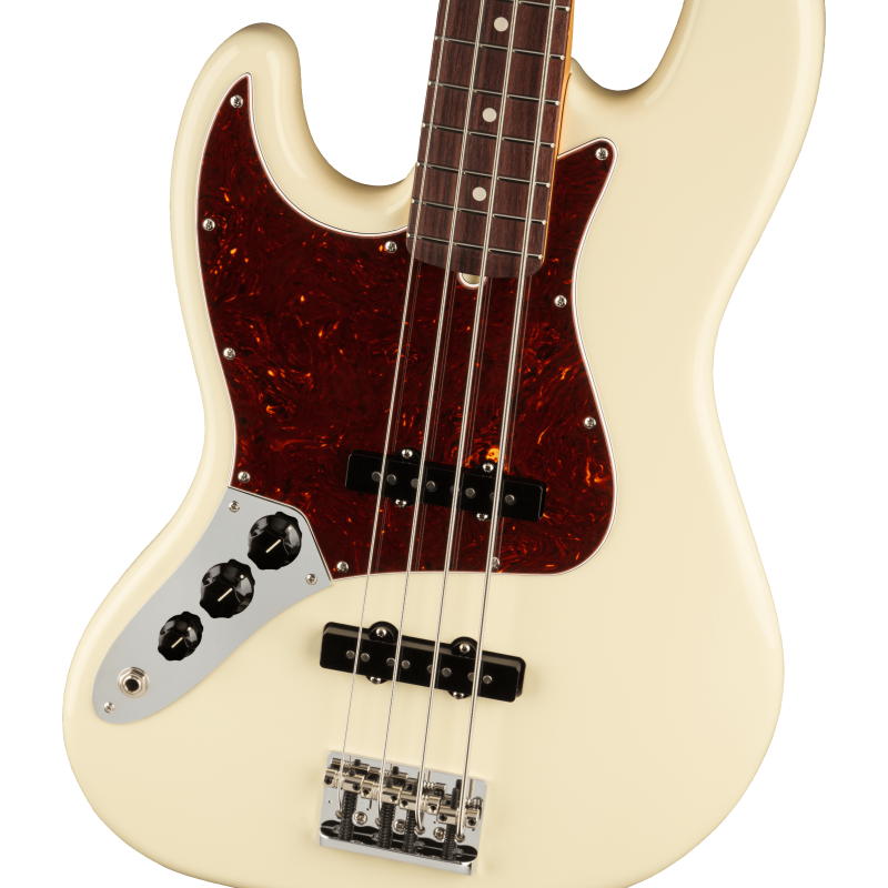 Fender American Pro II Jazz Bass Left-Handed RW Olympic White