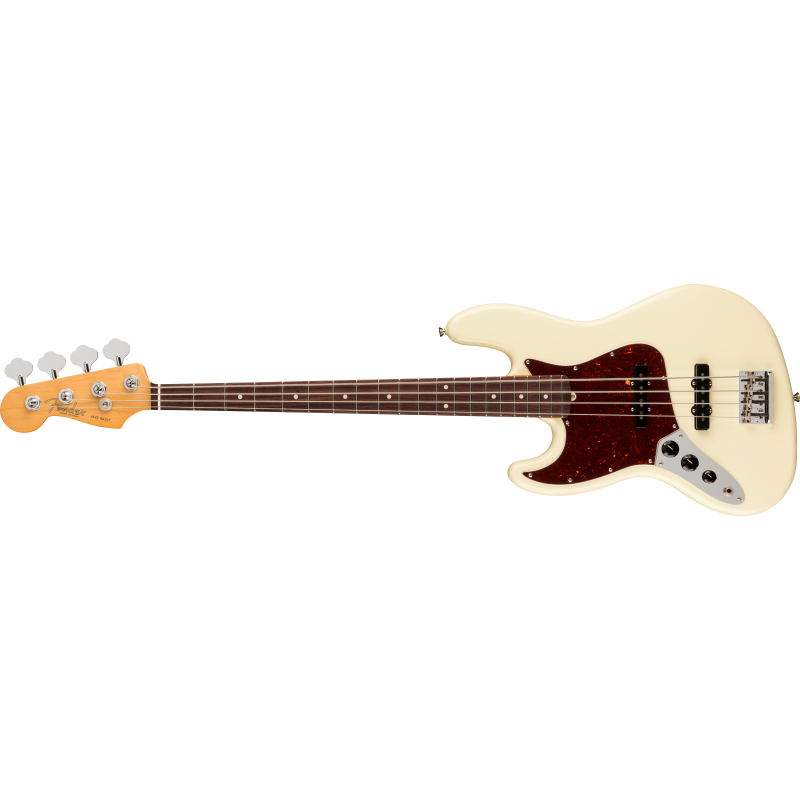 Fender American Pro II Jazz Bass Left-Handed RW Olympic White