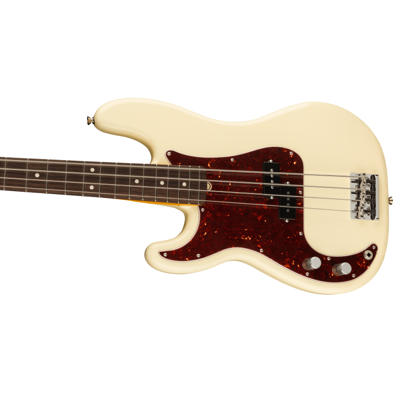 Fender American Pro II Precision Bass Left-Handed RW Olympic White