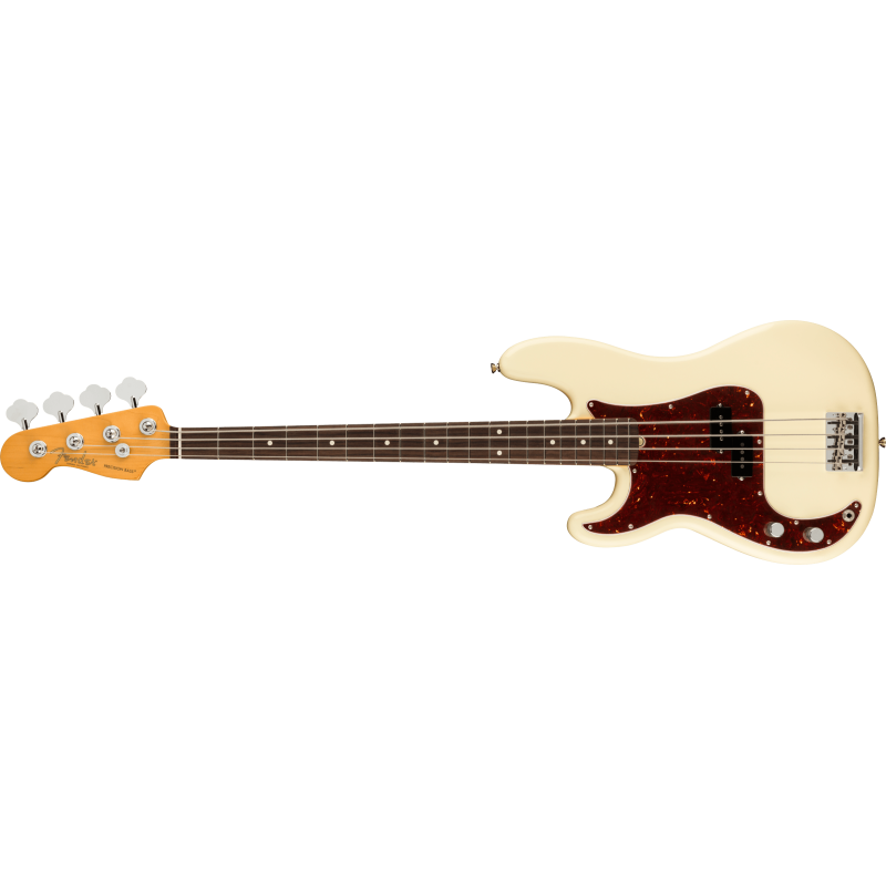Fender American Pro II Precision Bass Left-Handed RW Olympic White