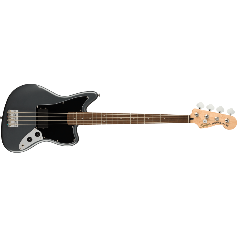 Fender Squier Affinity Jaguar Electric Bass H LR Charcoal Frost Metallic