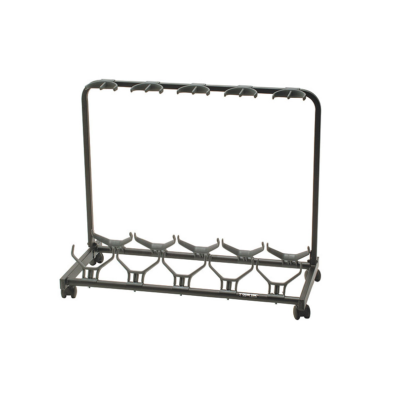 Quiklok 5-Guitar Stand with Wheels