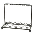 Quiklok 5-Guitar Stand with Wheels