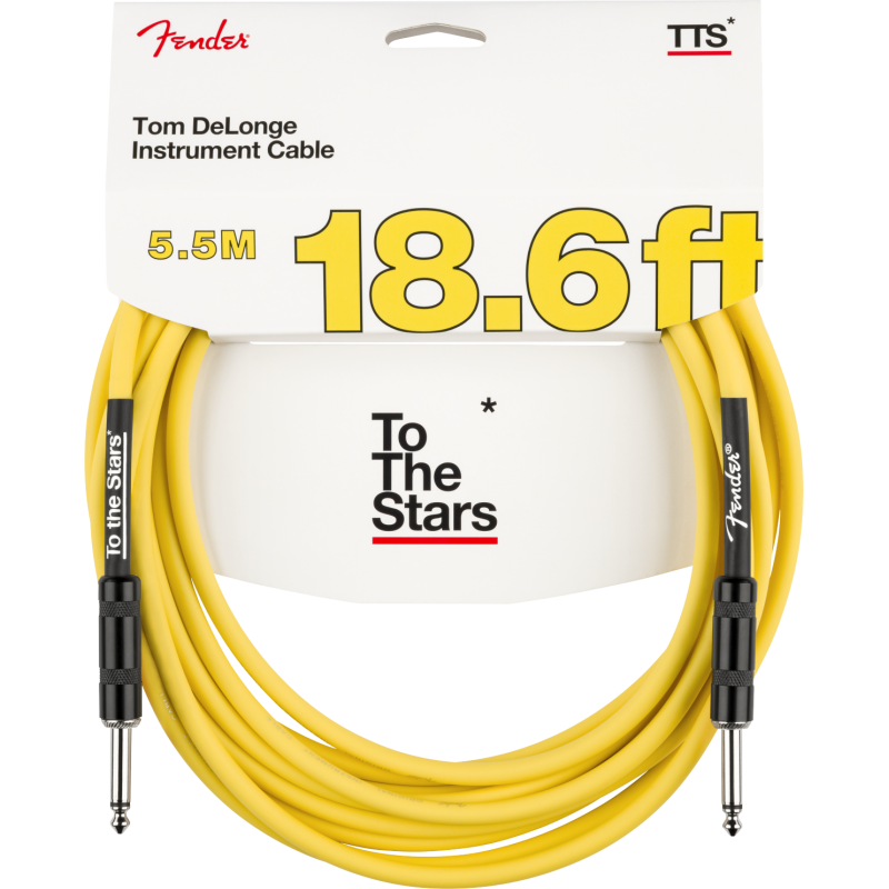 Fender Cable Tom DeLonge To The Stars Yellow 5m