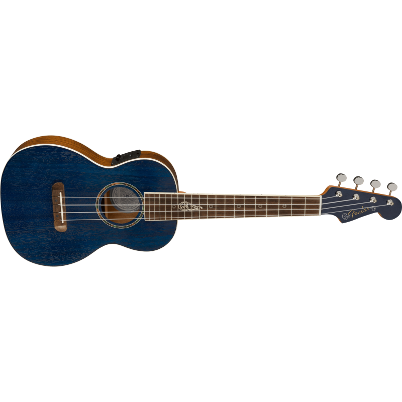 Fender Dhani Harrison Uke WN Sapphire Blue