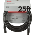 Fender Professional Series Cable Microphone 7,60m Black