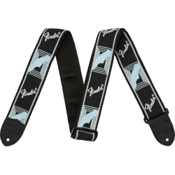 Fender Strap Monogram Black/Light Grey/Blue