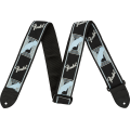 Fender Strap Monogram Black/Light Grey/Blue