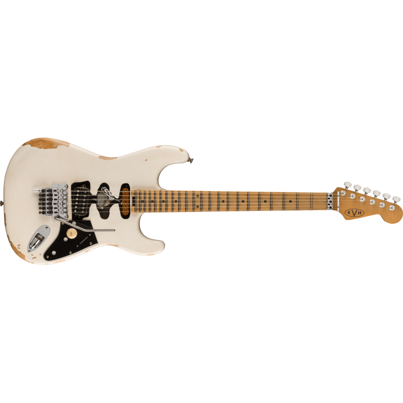 EVH Frankenstein Relic Maple White