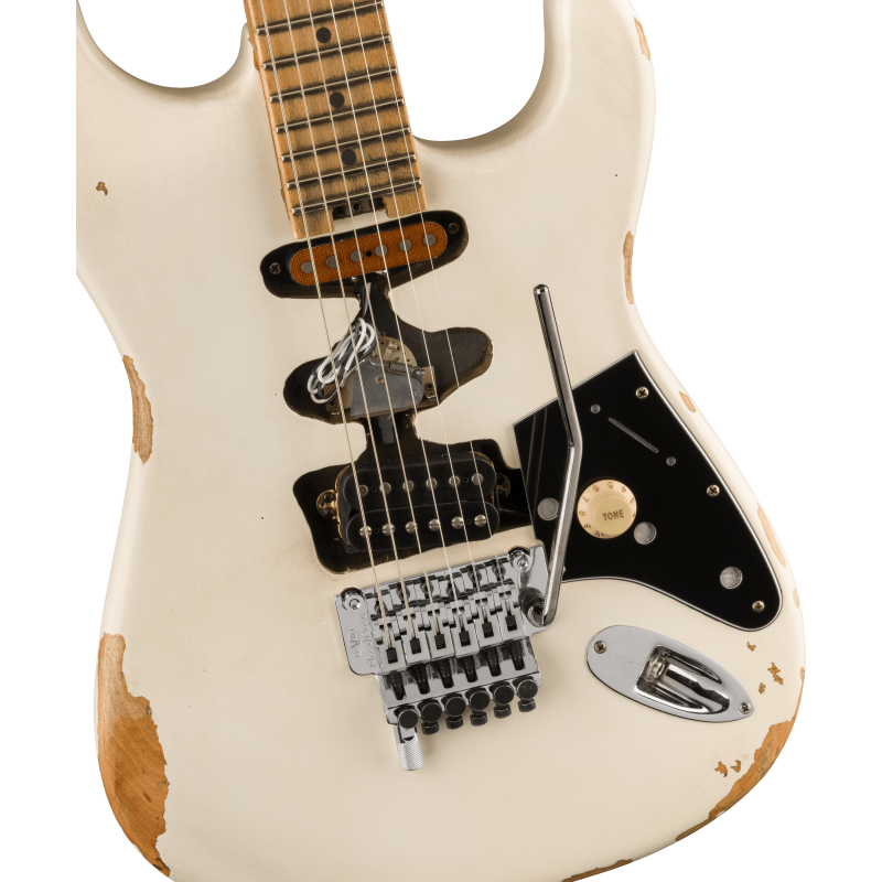 EVH Frankenstein Relic Maple White