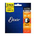 Elixir 16540 Set 3x2 Electric 9-42