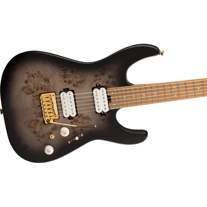 Charvel Pro Mod DK24 HH 2PT CM Transparent Black Burst